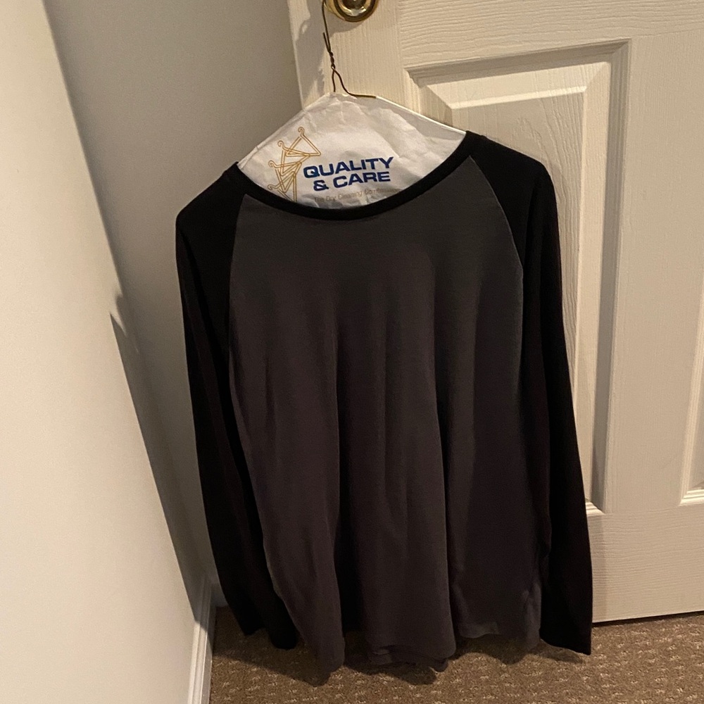 J.Crew Charcoal Crew Neck Top